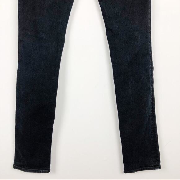 J Brand Y2K Charcoal Gray Skinny Mid Rise Jeans Size 27 with 5 pockets - Picture 11 of 16